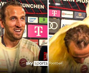 "It feels amazing" 🥹 | An emotional Harry Kane gives his first interview as a major trophy winner 🏆