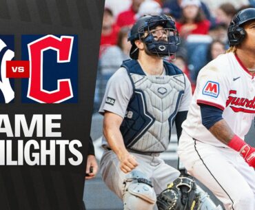 Yankees vs. Guardians Game Highlights (4/21/25) | MLB Highlights