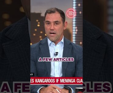 Could Cam Smith coach the Kangaroos? 🦘 #9WWOS #NRL #shorts