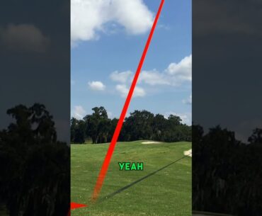 Strategic Golf Play: Navigating Bunkers and Wind #shorts