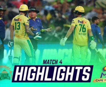 Joburg Super Kings v MI Cape Town | Match 4 Highlights | Betway SA20