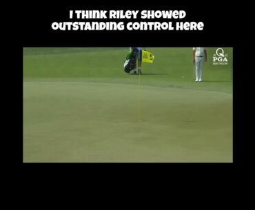Davis Riley Flies In Remarkable Chip Shot! #golf #davisriley #pgatour