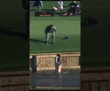 Hole-in-One? He Jumps in the Lake!