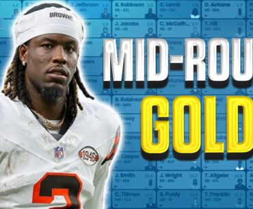 Mid-Round Fantasy Steals You NEED to Draft | 2025 Fantasy Football Strategy
