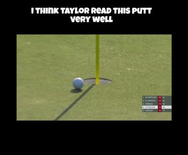 Nick Taylor Makes Fantastic Birdie Putt! #golf #nicktaylor #pgatour