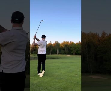 Evening golf Par 5 #golf #golfswing #golfnetwork #golfgear #golfer