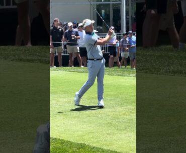 Luke Donald tees off on No. 11 at the 2025 PGA Championship #live #sports #golf