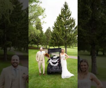 This will be an everlasting love 💕 Highlights from A & J's golf course wedding! #golfcoursewedding