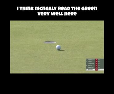 Maverick McNealy Makes Excellent Birdie Putt! #golf #maverickmcnealy #pgatour