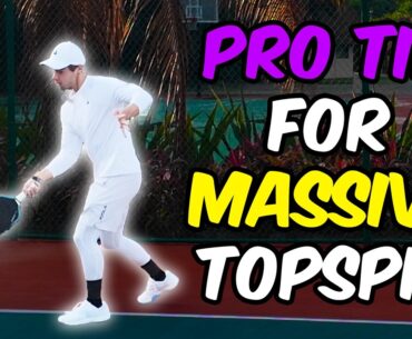 How to Hit Topspin Drive in Pickleball with Ben Johns
