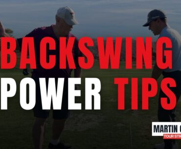 Build a Better Backswing for More Distance | Martin Chuck Golf Lesson | Tour Striker Golf