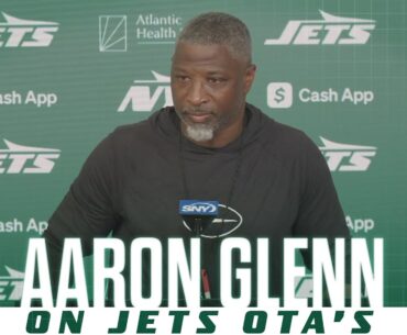 Aaron Glenn praises Jets TE Mason Taylor and Jeremy Ruckert at OTAs