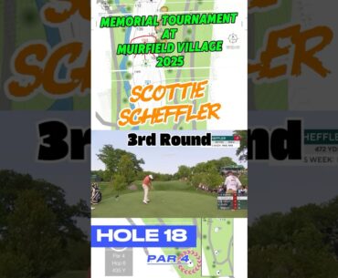 Scottie Scheffler Has Perfect Ending To Round 3 Memorial Tournament at Muirfield Village