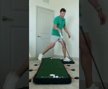 Creating a double breaking putt with AirBreak by @PuttOUT Golf #golf