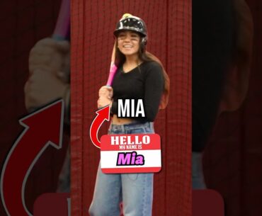 Softball Player vs PRO Pitcher 🤯 #baseball