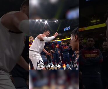 Coach Jokic 🙌🗣️