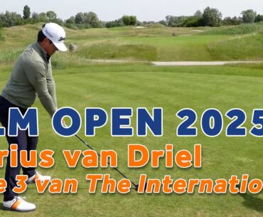 Darius van Driel op jacht naar birdies in KLM Open