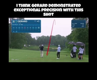 Ryan Gerard Hits Amazing Tee Shot! #golf #ryangerard #pgatour