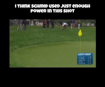 Matthias Schmid Hits Amazing Shot! #golf #matthiasschmid #pgatour