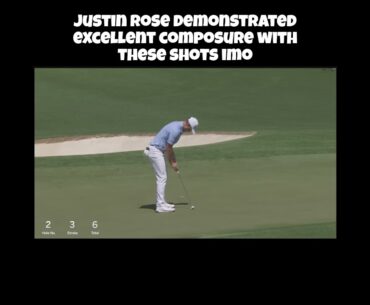 Justin Rose Makes Incredible Birdie at the 2025 Masters! #golf #justinrose #themasters