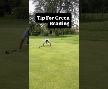 Green reading! #golf #golftips #golfcoach #golftechnique #golfgreen #golflife #viralreels #trending