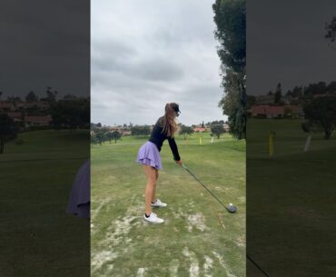 Smooth & less over the top is the goal #golf #golfswing #golfr