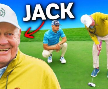 Jack Nicklaus gives Good Good a Golf Lesson