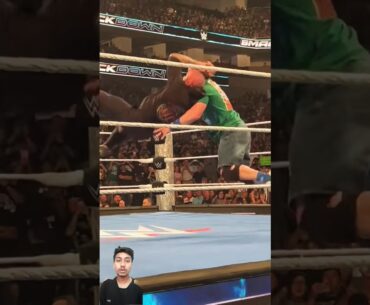 Lesson still not learned, huh John Cena? #wwe #wrestling #nxt #johncena #randyorton #wrestlemania