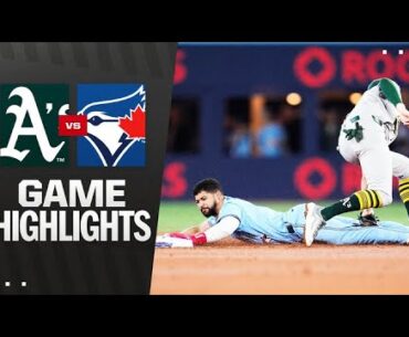 A's vs. Blue Jays Game Highlights (5/29/25) | MLB Highlights
