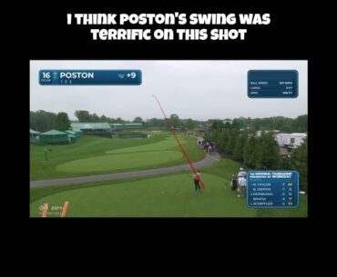 J.T. Poston Hits Incredible Tee Shot! #golf #jtposton #pgatour