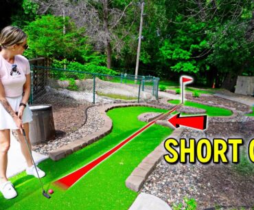 We Found an Awesome Mini Golf Course at a Park!