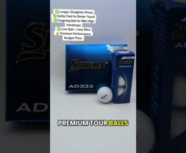 What is the best Srixon golf ball for mid handicappers? The AD333.