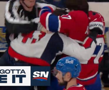GOTTA SEE IT: Tom Wilson And Josh Anderson Fight On Capitals Bench
