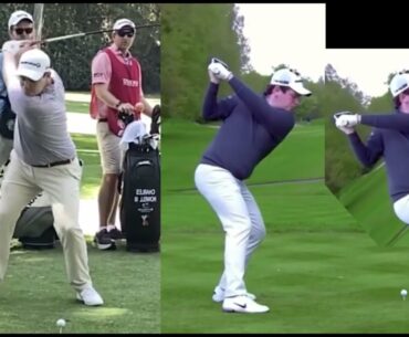 Robert MacIntyre's Right-Handed Golf Swing in Slow Motion - Vertical View