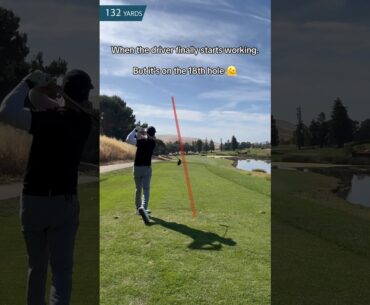 When the driver starts working… #golf