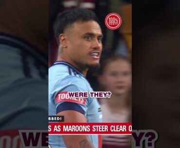 Would a Cam Smith-captained Maroons team have kicked to Spencer? 👀 #9WWOS #NRL #Origin #shorts