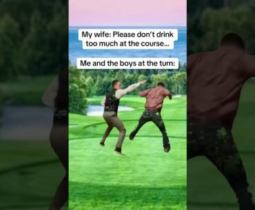 Sorry babe… the course made us do it.#golf #golflife #golfswing #golfstagram #golfaddict