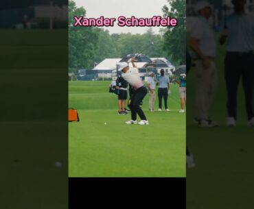 Xander Schauffele Golf Swing Slow motion #golf #pga #golfswing #Xander Schauffele #shorts
