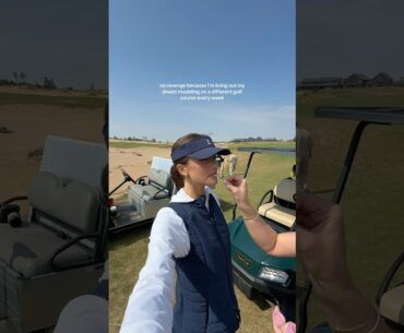 golf girl foreverrr🥹 #shortd #modeling #golfgirl #golfing