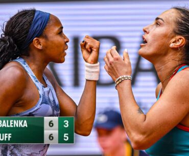 Sabalenka vs Gauff – INSANE Set 1 Tiebreak 🔥 Roland Garros 2025 Final