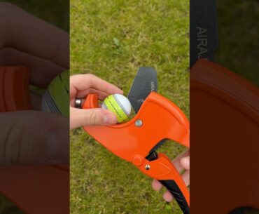 Cutting open and looking inside a TaylorMade Tour Response golf ball #golfing #golfballs #taylormade