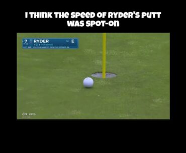 Sam Ryder Sinks Phenomenal Long Birdie Putt! #golf #samryder #pgatour