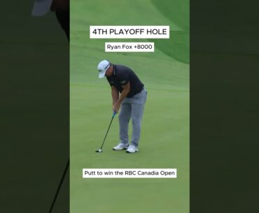 Brutal for any Sam Burns bettors 🥲 #samburns #ryanfox #rbccanadianopen #pgatour #golfing