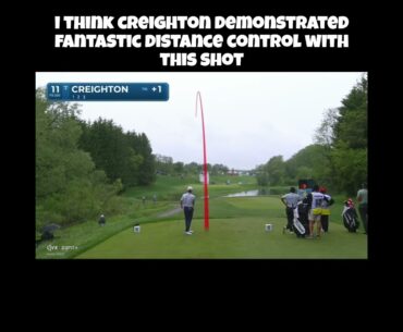 Myles Creighton Hits Fantastic Tee Shot! #golf #mylescreighton #pgatour