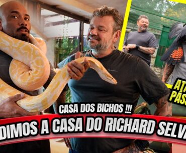 BALESTRIN PEGOU NA COBRA DO RICHARD RASMUSSEN - INVADIMOS A CASA DOS BICHOS
