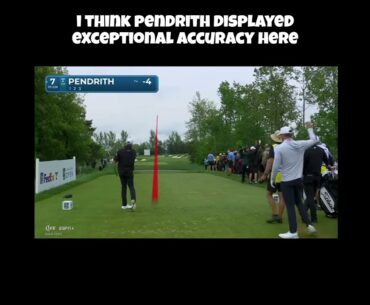 Taylor Pendrith Hits Phenomenal Tee Shot! #golf #taylorpendrith #pgatour