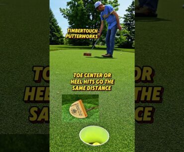 Amazing putters that happen to be beautiful and wood. #timbertouch #putter #golf