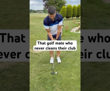That golf mate who never cleans their club #golfbanter #funnygolf #golf #golflife