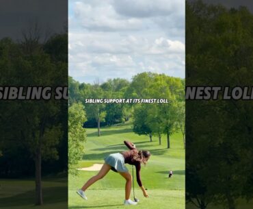 Just sibling things #golf #golfcourse #golfing #golfer #girlsgolf #golfgirls #golfswing #golftips
