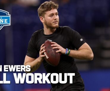 Quinn Ewers' 2025 NFL Scouting Combine workout